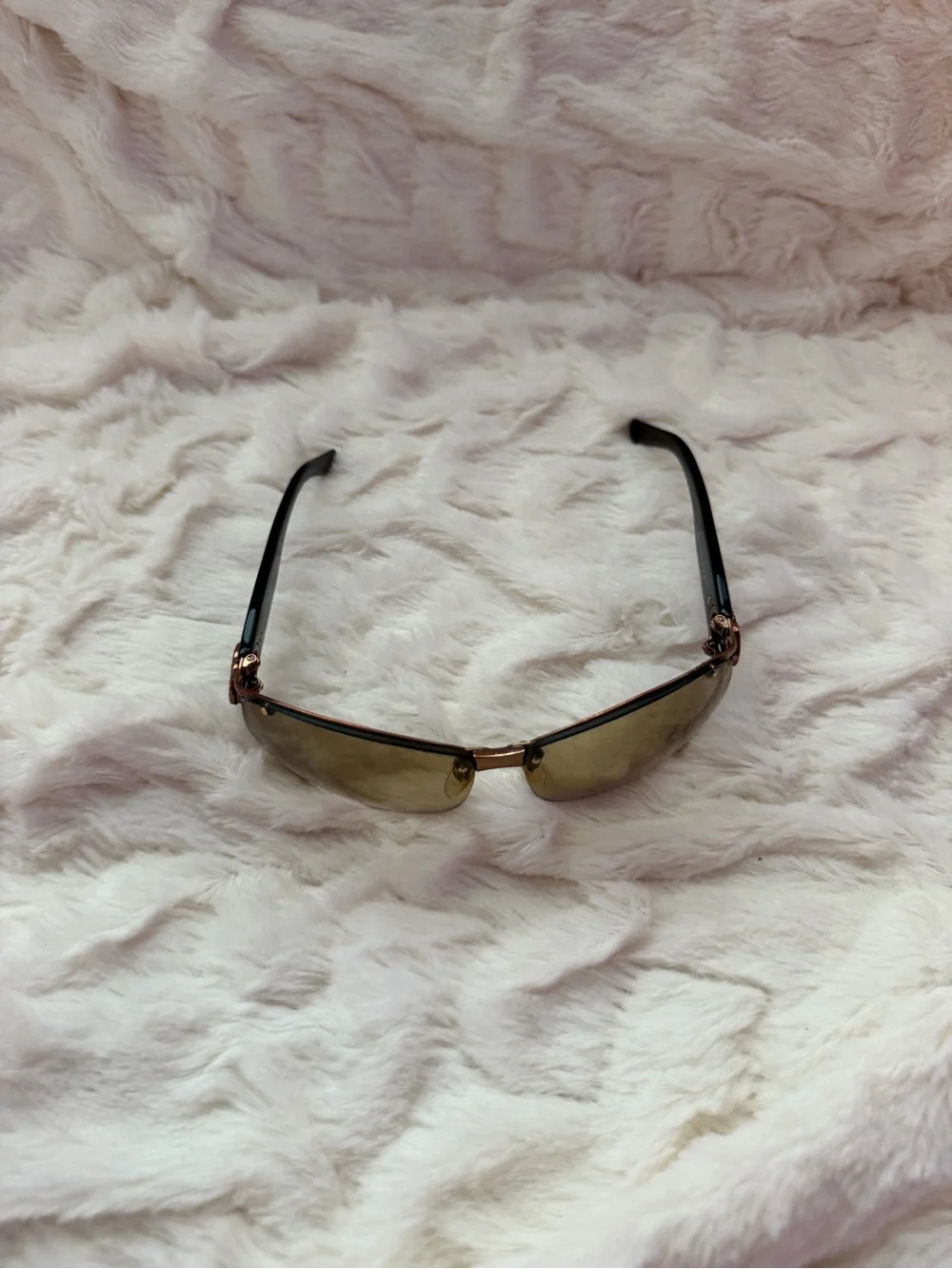 Gucci Designer Rimless Brown Gradient Women's Sunglasses
